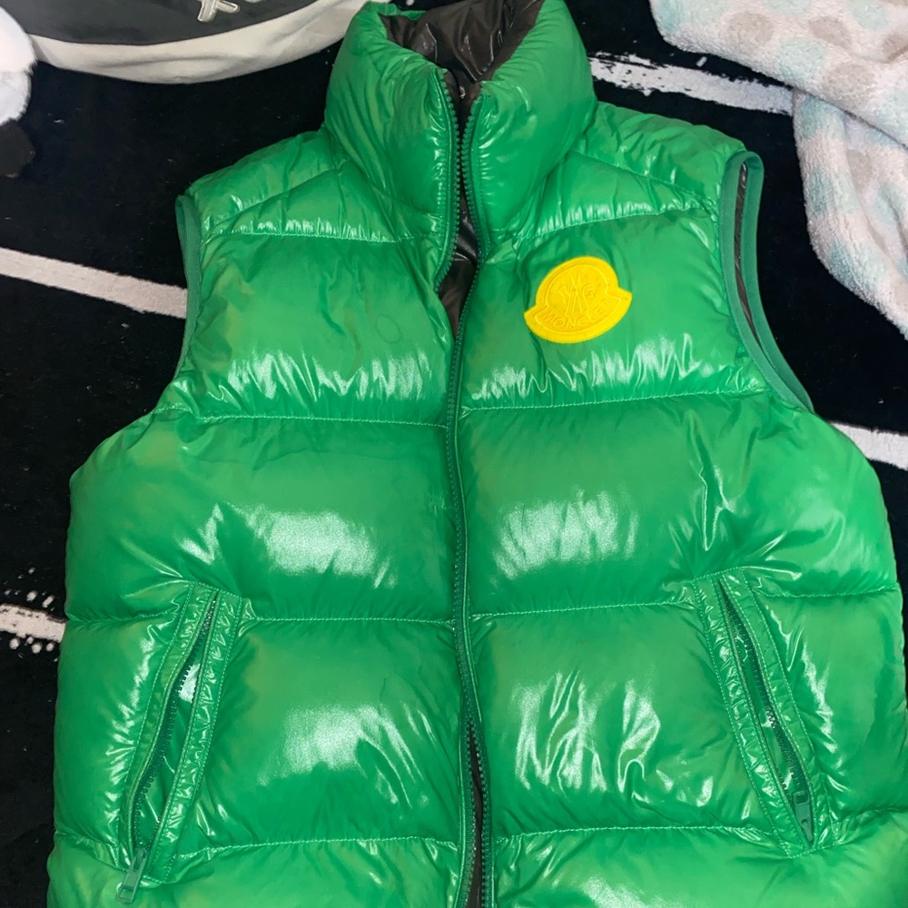 I am selling a green moncler sumido vest